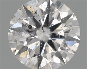 Picture of Natural Diamond 0.50 Carats, Round with Excellent Cut, E Color, I1 Clarity and Certified by IGI