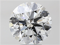 Natural Diamond 4.00 Carats, Round with Excellent Cut, H Color, SI1 Clarity and Certified by IGI