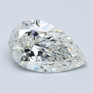 Picture of Natural Diamond 2.51 Carats, Pear with  Cut, H Color, VS1 Clarity and Certified by GIA