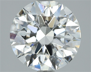 Picture of Natural Diamond 2.02 Carats, Round with Excellent Cut, E Color, VS2 Clarity and Certified by GIA