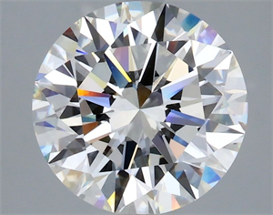 Picture of Natural Diamond 3.06 Carats, Round with Excellent Cut, I Color, VS1 Clarity and Certified by GIA