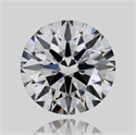 Natural Diamond 0.54 Carats, Round with Excellent Cut, J Color, VVS1 Clarity and Certified by GIA