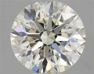 Picture of Natural Diamond 0.51 Carats, Round with Excellent Cut, J Color, VS2 Clarity and Certified by IGI