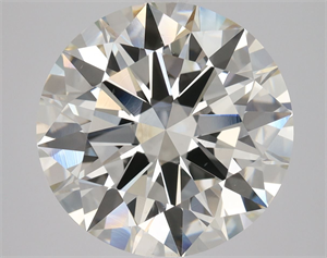 Picture of Natural Diamond 4.01 Carats, Round with Excellent Cut, K Color, VS2 Clarity and Certified by GIA