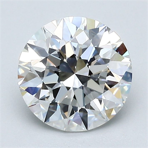 Picture of Natural Diamond 1.83 Carats, Round with Excellent Cut, F Color, VVS2 Clarity and Certified by GIA