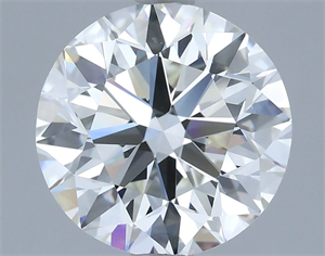 Picture of Natural Diamond 2.70 Carats, Round with Excellent Cut, H Color, VS1 Clarity and Certified by IGI