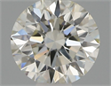 Natural Diamond 0.40 Carats, Round with Excellent Cut, I Color, VS2 Clarity and Certified by IGI