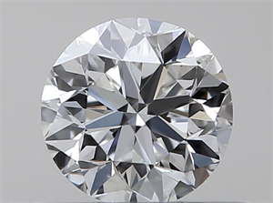 Picture of Natural Diamond 0.40 Carats, Round with Very Good Cut, G Color, VVS2 Clarity and Certified by GIA