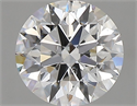 Natural Diamond 1.50 Carats, Round with Excellent Cut, F Color, SI1 Clarity and Certified by GIA