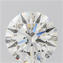 Natural Diamond 2.06 Carats, Round with Excellent Cut, J Color, IF Clarity and Certified by GIA