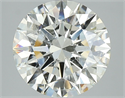 Natural Diamond 3.05 Carats, Round with Excellent Cut, I Color, SI2 Clarity and Certified by GIA