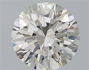 Picture of Natural Diamond 2.00 Carats, Round with Excellent Cut, J Color, SI2 Clarity and Certified by GIA