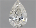 Natural Diamond 1.01 Carats, Pear with  Cut, I Color, SI1 Clarity and Certified by GIA