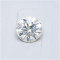 Natural Diamond 0.40 Carats, Round with Good Cut, G Color, I1 Clarity and Certified by GIA