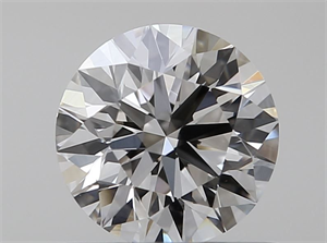 Picture of Natural Diamond 0.53 Carats, Round with Excellent Cut, J Color, VVS1 Clarity and Certified by GIA