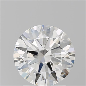 Picture of Natural Diamond 2.18 Carats, Round with Excellent Cut, I Color, VS1 Clarity and Certified by GIA