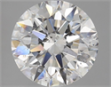 Natural Diamond 3.04 Carats, Round with Excellent Cut, F Color, SI2 Clarity and Certified by GIA