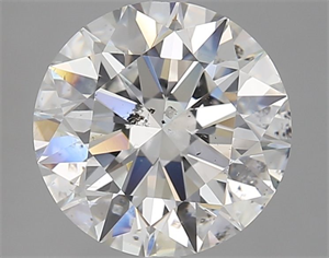 Picture of Natural Diamond 3.04 Carats, Round with Excellent Cut, F Color, SI2 Clarity and Certified by GIA