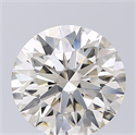 Natural Diamond 4.02 Carats, Round with Excellent Cut, K Color, VS1 Clarity and Certified by IGI