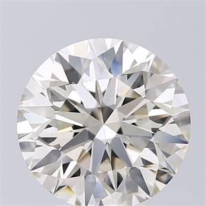 Picture of Natural Diamond 4.02 Carats, Round with Excellent Cut, K Color, VS1 Clarity and Certified by IGI