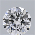 Natural Diamond 0.40 Carats, Round with Excellent Cut, D Color, SI2 Clarity and Certified by GIA