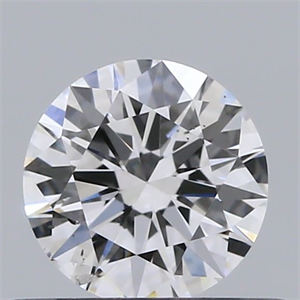 Picture of Natural Diamond 0.40 Carats, Round with Excellent Cut, D Color, SI2 Clarity and Certified by GIA