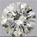 Natural Diamond 0.40 Carats, Round with Excellent Cut, H Color, VS2 Clarity and Certified by GIA