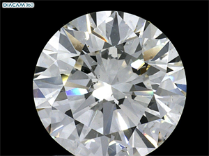 Picture of Natural Diamond 2.00 Carats, Round with Excellent Cut, H Color, SI1 Clarity and Certified by GIA