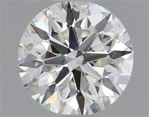 Picture of Natural Diamond 0.40 Carats, Round with Excellent Cut, J Color, VS2 Clarity and Certified by GIA