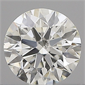 Natural Diamond 0.40 Carats, Round with Excellent Cut, I Color, SI1 Clarity and Certified by IGI