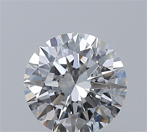 Picture of Natural Diamond 0.40 Carats, Round with Excellent Cut, E Color, VVS2 Clarity and Certified by GIA