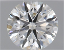 Natural Diamond 0.45 Carats, Round with Excellent Cut, H Color, SI1 Clarity and Certified by GIA