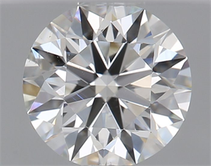 Picture of Natural Diamond 0.45 Carats, Round with Excellent Cut, H Color, SI1 Clarity and Certified by GIA