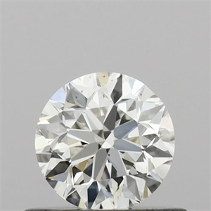 Picture of Natural Diamond 0.50 Carats, Round with Very Good Cut, I Color, SI1 Clarity and Certified by GIA