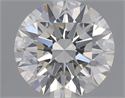 Natural Diamond 0.41 Carats, Round with Excellent Cut, J Color, IF Clarity and Certified by GIA