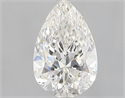 Natural Diamond 1.01 Carats, Pear with  Cut, F Color, SI1 Clarity and Certified by GIA