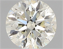 Natural Diamond 0.40 Carats, Round with Very Good Cut, J Color, VVS2 Clarity and Certified by IGI