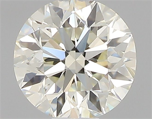 Picture of Natural Diamond 0.40 Carats, Round with Very Good Cut, J Color, VVS2 Clarity and Certified by IGI