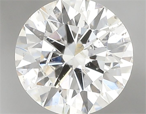 Picture of Natural Diamond 0.50 Carats, Round with Excellent Cut, I Color, SI2 Clarity and Certified by GIA