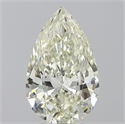 Natural Diamond 4.01 Carats, Pear with  Cut, K Color, SI1 Clarity and Certified by IGI