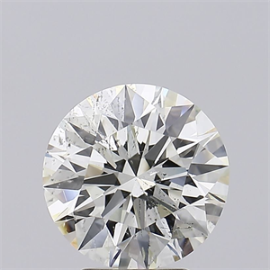 Picture of Natural Diamond 3.50 Carats, Round with Excellent Cut, J Color, SI1 Clarity and Certified by GIA