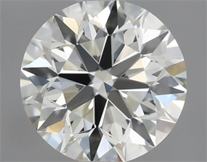 Picture of Natural Diamond 0.45 Carats, Round with Excellent Cut, I Color, VVS2 Clarity and Certified by IGI