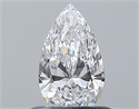 Natural Diamond 0.51 Carats, Pear with  Cut, D Color, VVS1 Clarity and Certified by GIA