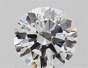 Picture of Natural Diamond 0.40 Carats, Round with Very Good Cut, E Color, VS2 Clarity and Certified by GIA