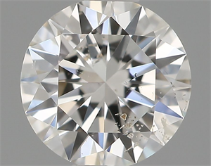 Picture of Natural Diamond 0.50 Carats, Round with Excellent Cut, G Color, SI2 Clarity and Certified by IGI