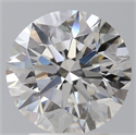 Natural Diamond 2.50 Carats, Round with Excellent Cut, G Color, VS2 Clarity and Certified by GIA