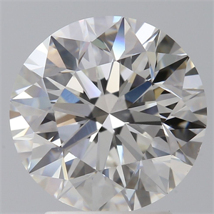 Picture of Natural Diamond 2.50 Carats, Round with Excellent Cut, G Color, VS2 Clarity and Certified by GIA