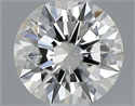 Natural Diamond 0.40 Carats, Round with Excellent Cut, J Color, IF Clarity and Certified by GIA