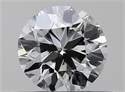 Natural Diamond 0.40 Carats, Round with Very Good Cut, H Color, VVS2 Clarity and Certified by GIA