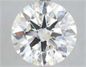 Natural Diamond 4.04 Carats, Round with Excellent Cut, H Color, VS1 Clarity and Certified by IGI